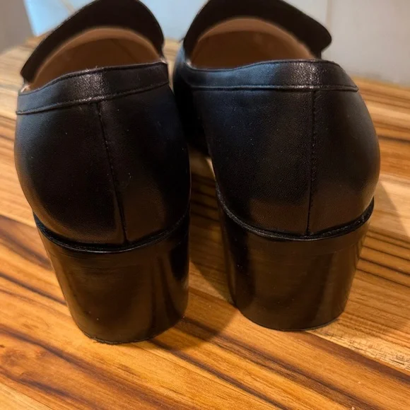 Cole Haan Dark Leather Slip-Ons - Picture 3 of 12